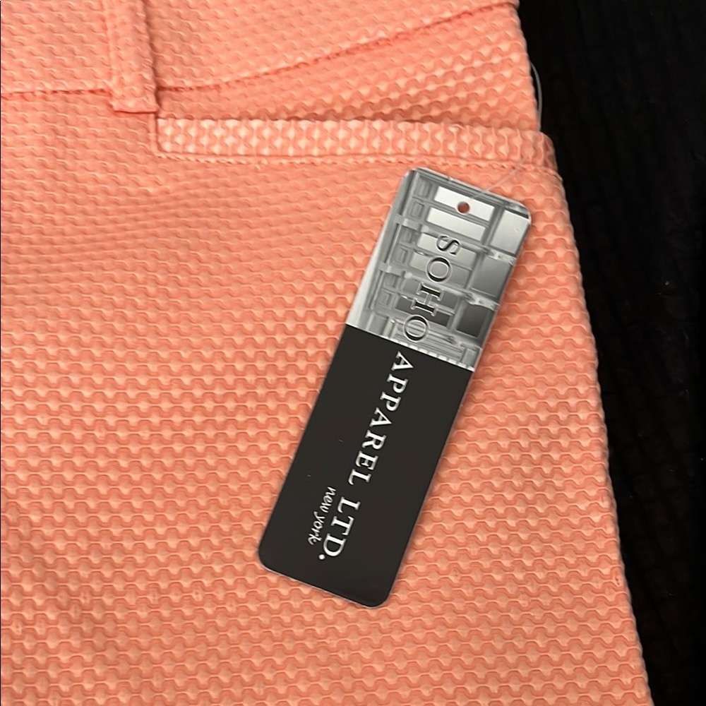 Soho Apparel Pink High Waist Shorts - Picture 2 of 4